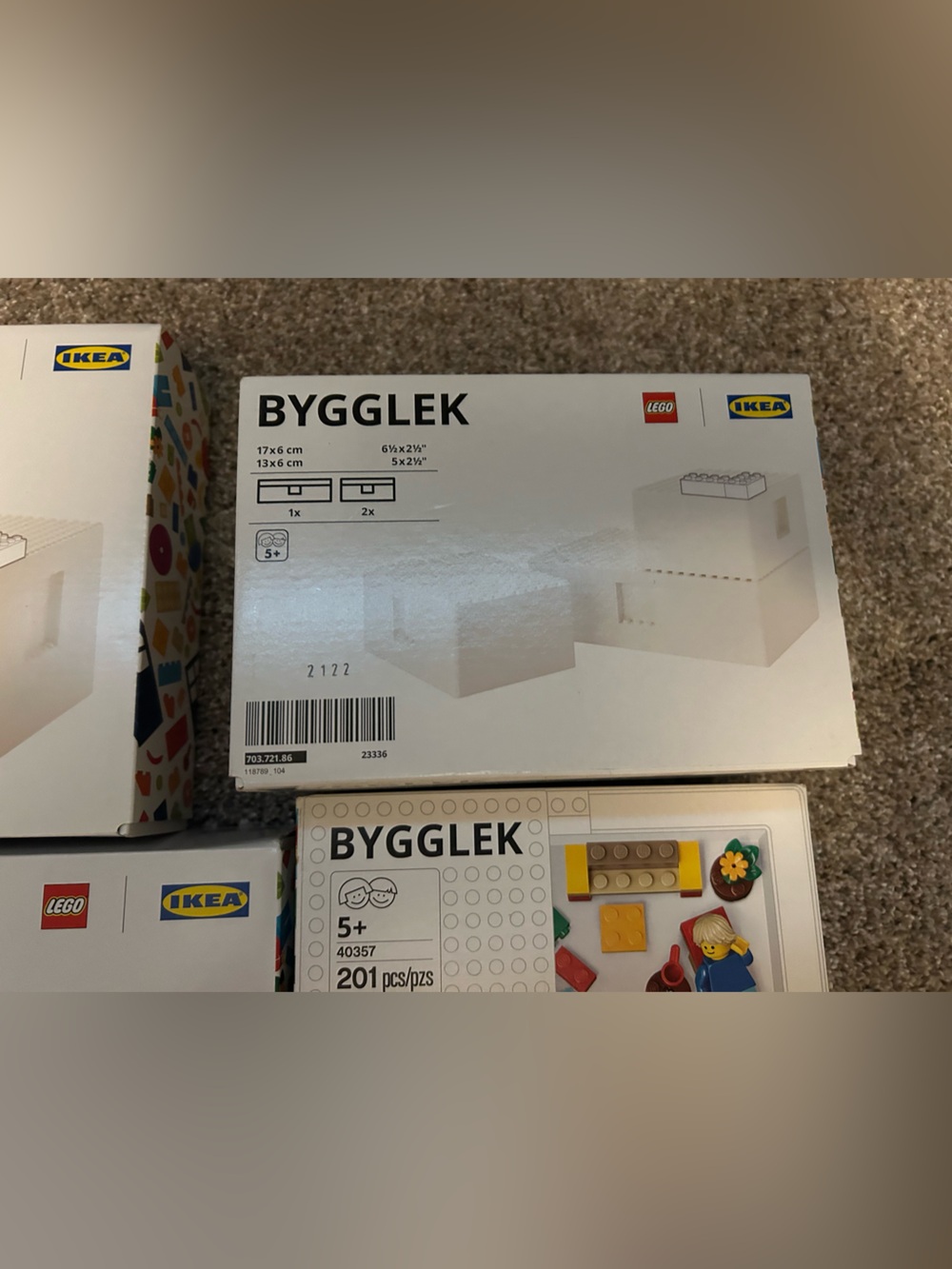 Lot of IKEA and LEGO collaboration BYGGLEK. All unopened. - Picture 3 of 6